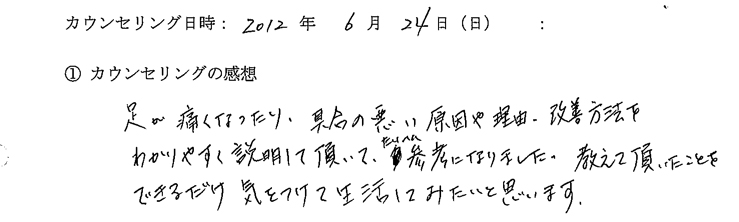 ドクターカウンセリング感想①